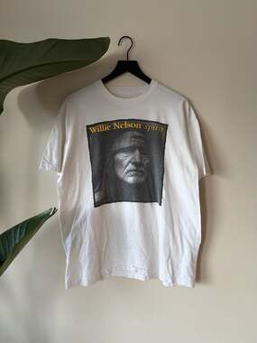 Willie Nelson Spirit World Headquarters White T-Shirt